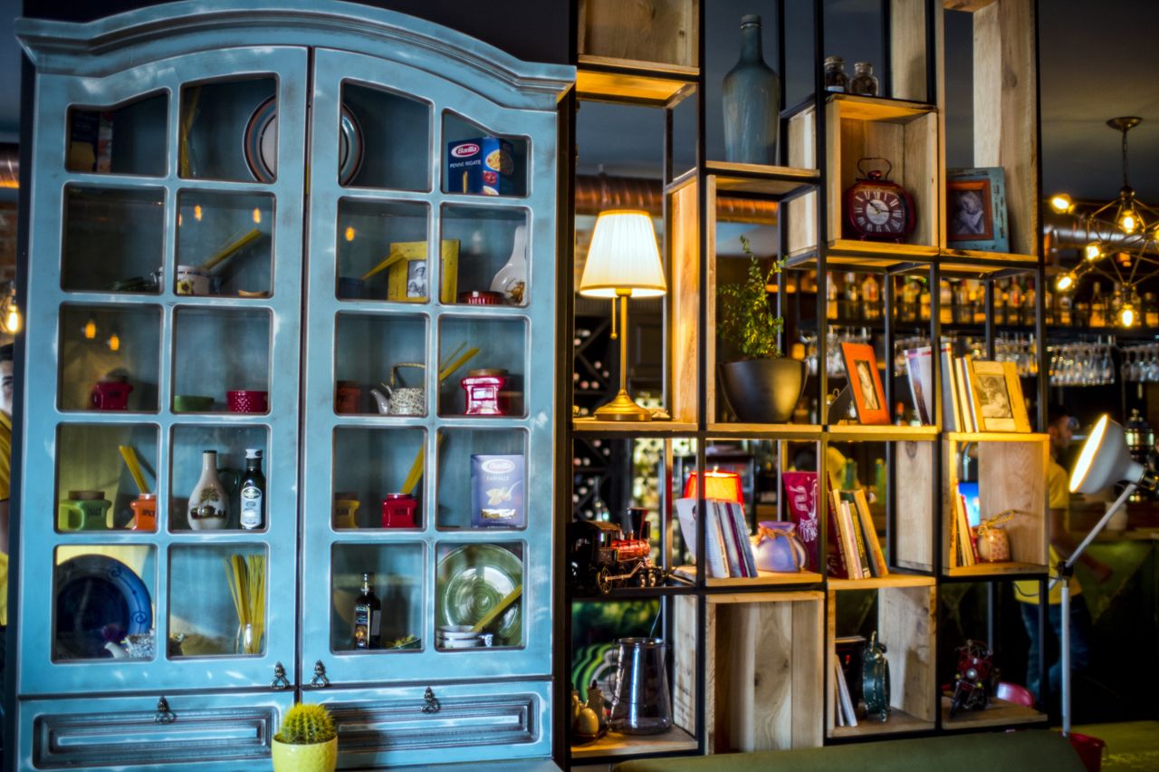 heros-img A beautifully designed living room featuring stylish shelving and contemporary decor.
